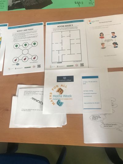 Maths Week 2018 at Stratford College 