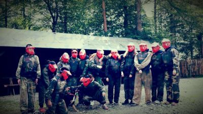 TYs go paintballing