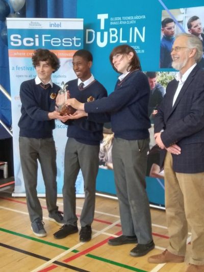 TY's awarded 6 prizes for coding projects at SciFest@College!