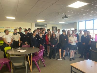 Stratford's Student Council visit The High School Student Council