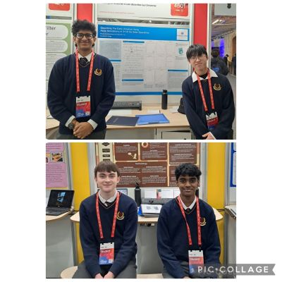 Good luck to our two Stratford student groups - Sanket and Callum (TY); Hao Wen and Ritvik (5th Year) at the Stripe Young Scientist & Technology Exhibition 2026  @stripeyste  #youngscientist #STEMIreland #weloverathgar'