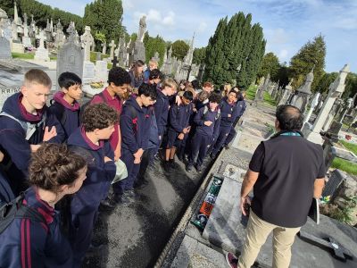 TY Weekly:  Elaine Garvey Writing workshop; Glasnevin Cemetary history trip