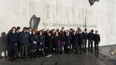TY Law Week - students visit the Criminal Courts of Justice