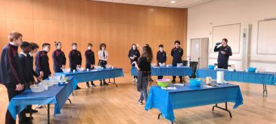 The TY's do an all-day cookery class at the Shul