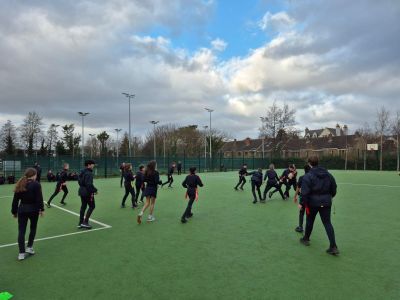 2nd Years end of (mid-)Term Tag Rugby