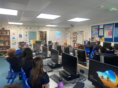 Women in STEM - visitors join Computer Studies class on Zoom
