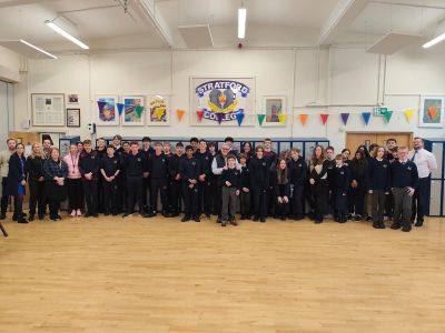 Yanky Fachler visits Stratford College