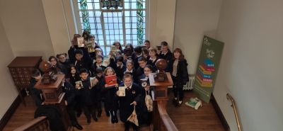 1st Years visit Rathmines Library to borrow books for the MS-Readathon