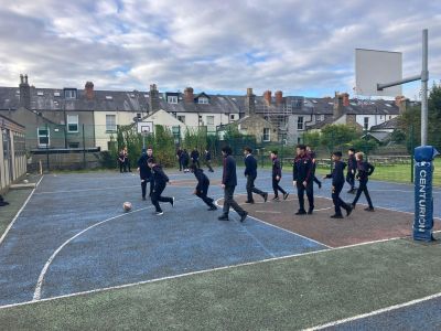 Early Risers Basketball practice attracts many students