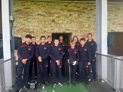 Junior Golfers hit the driving range