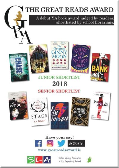 The Great Reads Award - shortlisted books for 2018