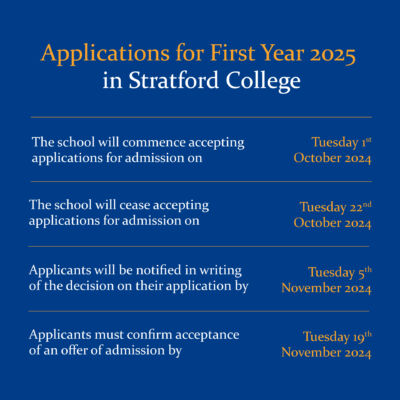 Applications for 1st Year 2025