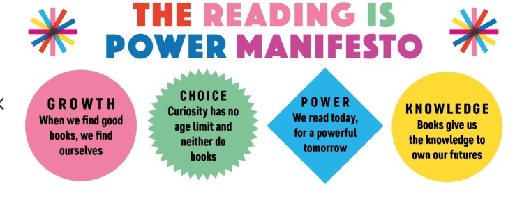 Reading Is Power Manifesto www.worldbookday.com
