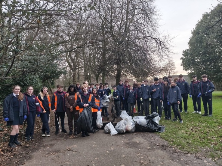 Mitzvah Week 2025 litter Cleanup 2 

