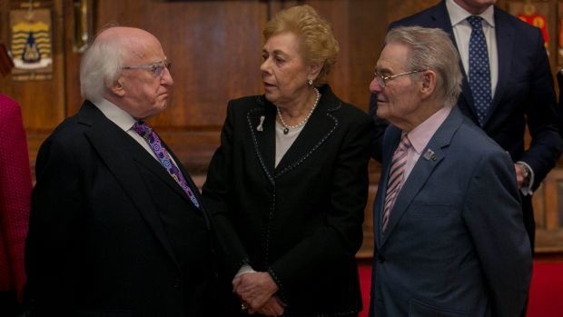 National Holocaust Memorial Day 27 Jan 2019 www.irishtimes.com, Photograph: Gareth Chaney/Collins
National Holocaust Memorial Day 27 Jan 2019 www.irishtimes.com, Photograph: Gareth Chaney/Collins