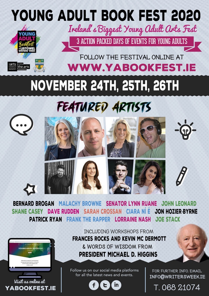 Yabf 2020 Poster https://yabookfest.ie/
