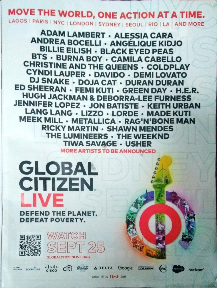 Global Citizen Live Concert25 Sept21 
 Global Citizen Live Concert25 Sept21