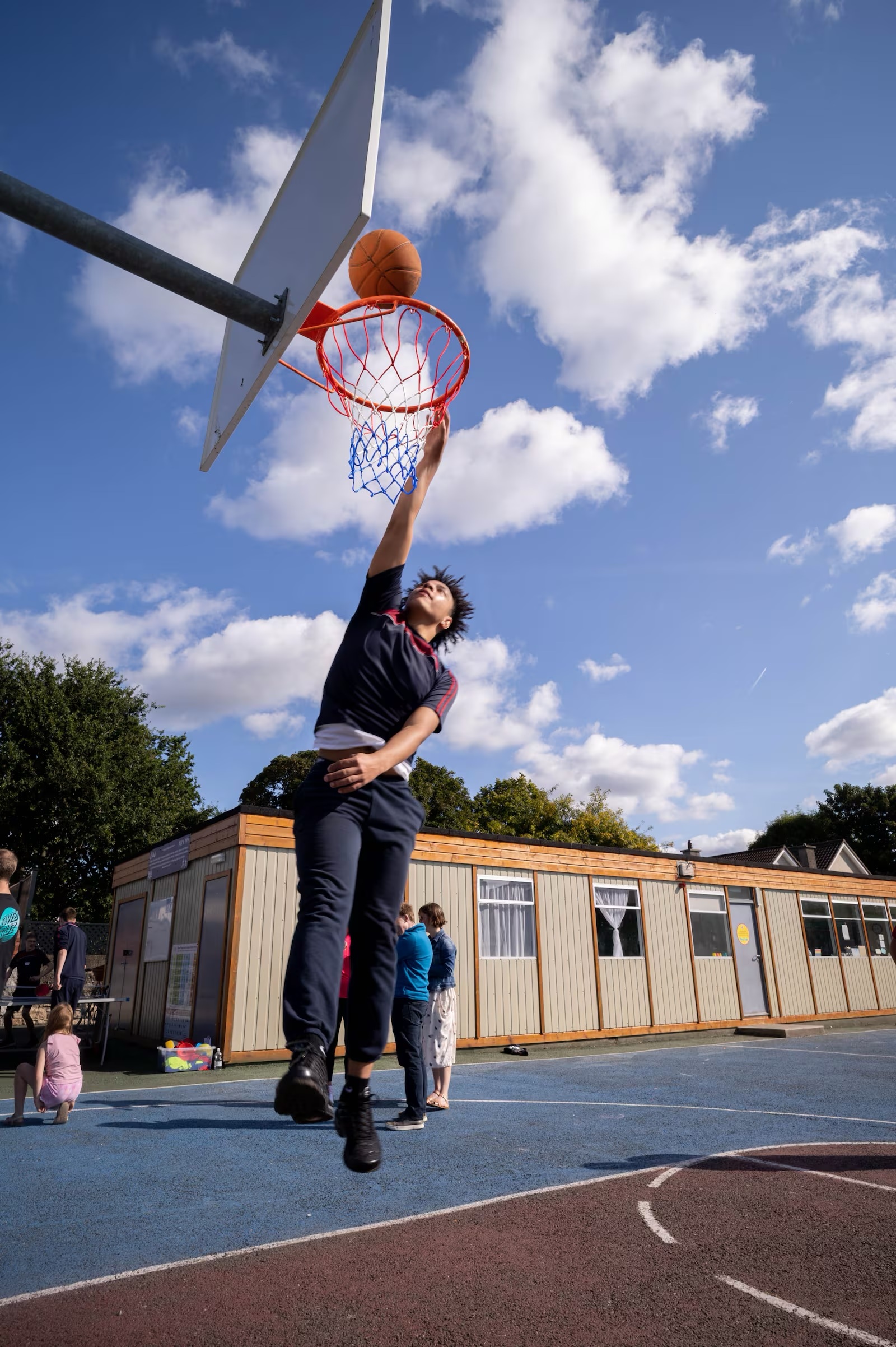 Before-school basketball at Stratford College